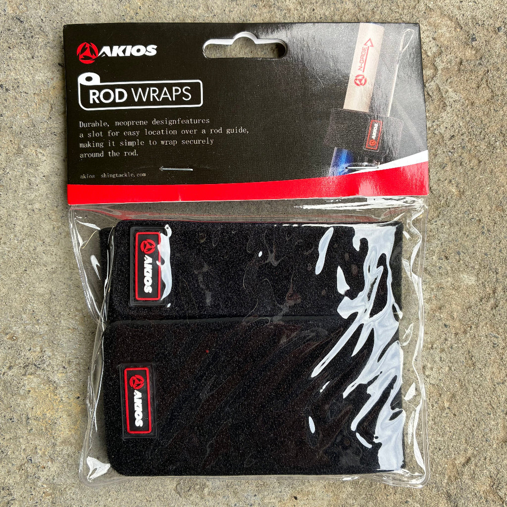 Akios Rod Wrap Bands – 2-Pack for Neat and Safe Fishing Rod Storage