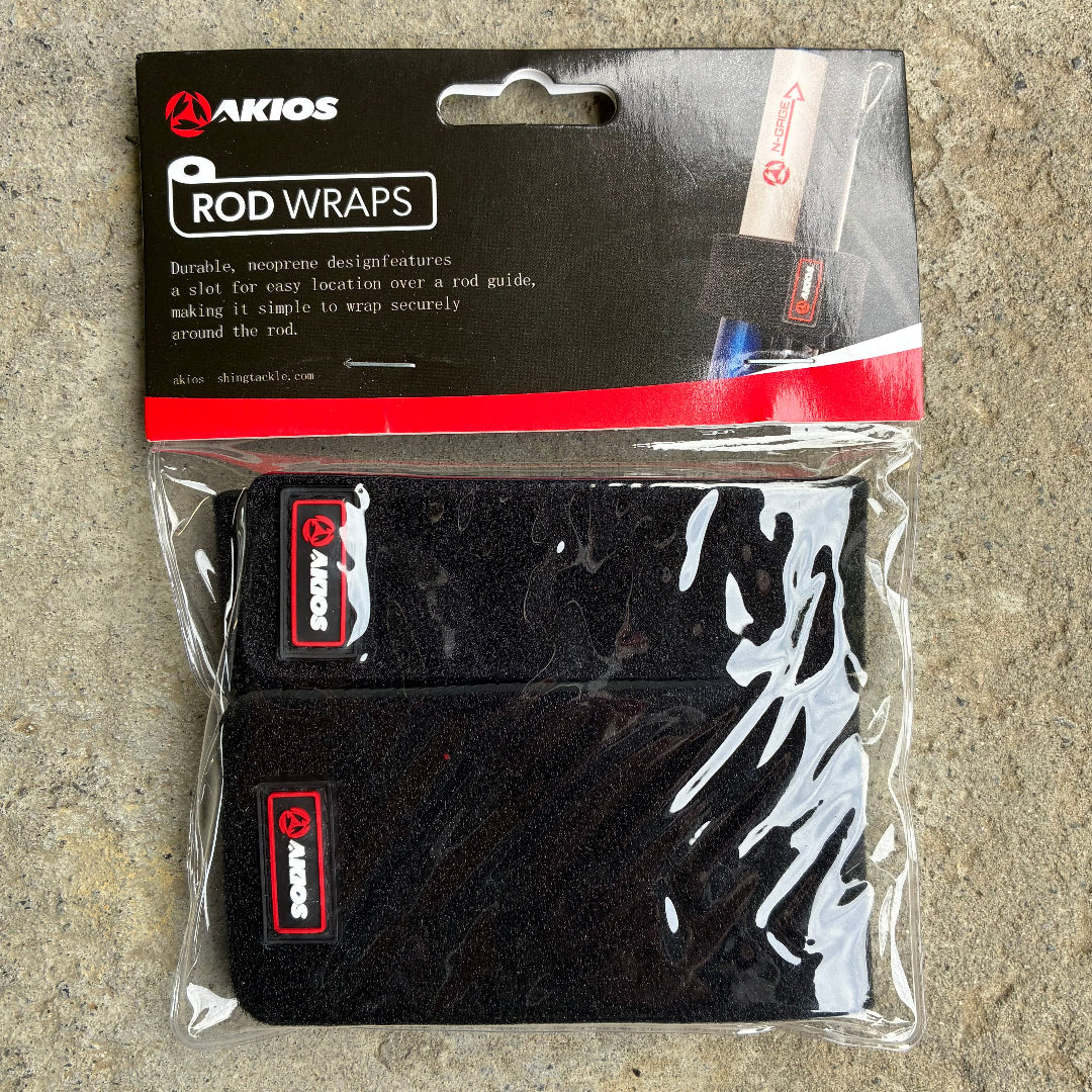 Akios Rod Wrap Bands – 2-Pack for Neat and Safe Fishing Rod Storage