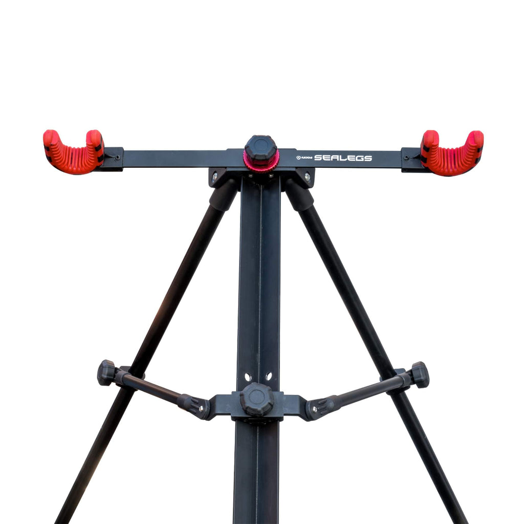 Akios SeaLegs tripod soft rubber rod holders close up