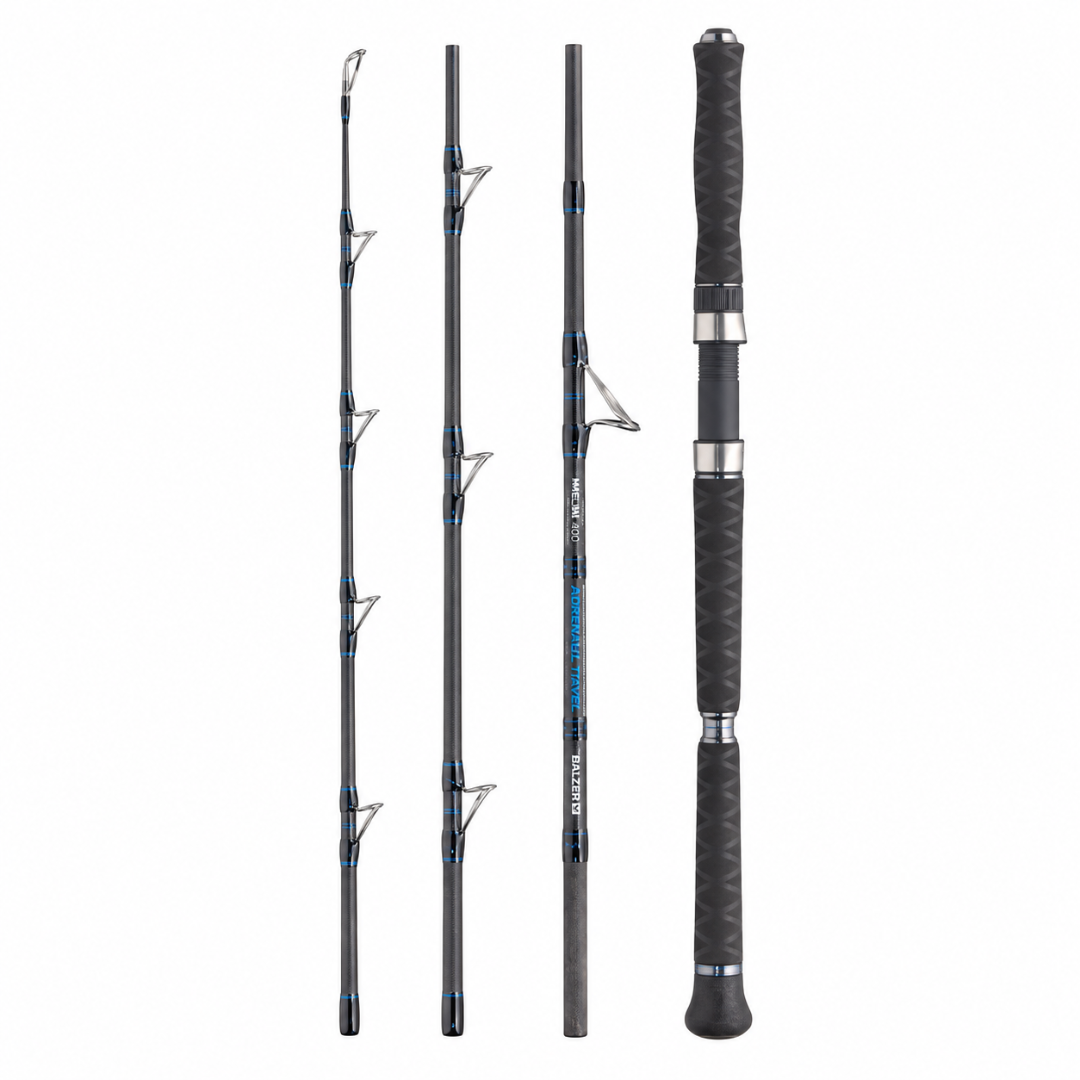 Balzer Adrenalin Travel Medium 400 25lb Strayline Boat Rod