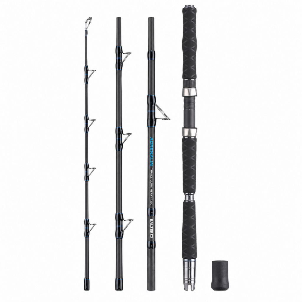 Balzer Adrenalin Travel Ultra Heavy 1200 65lb Boat Rod 