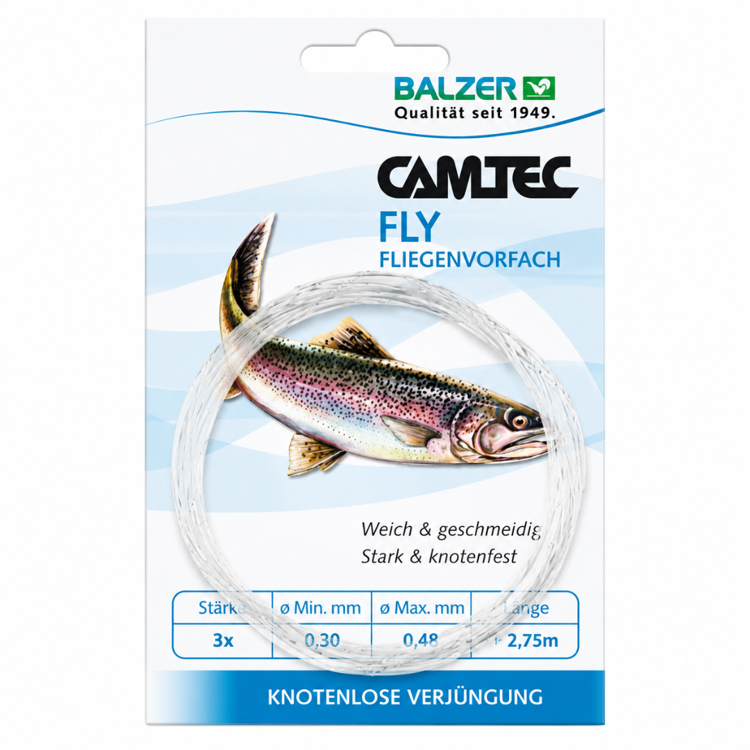 Balzer Camtec Dry Fly Tapered Leader – 2.75m / 3yd