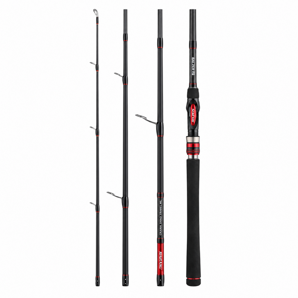 Balzer Shirasu IM-8 Crank Shad Travel Medium Light Rod