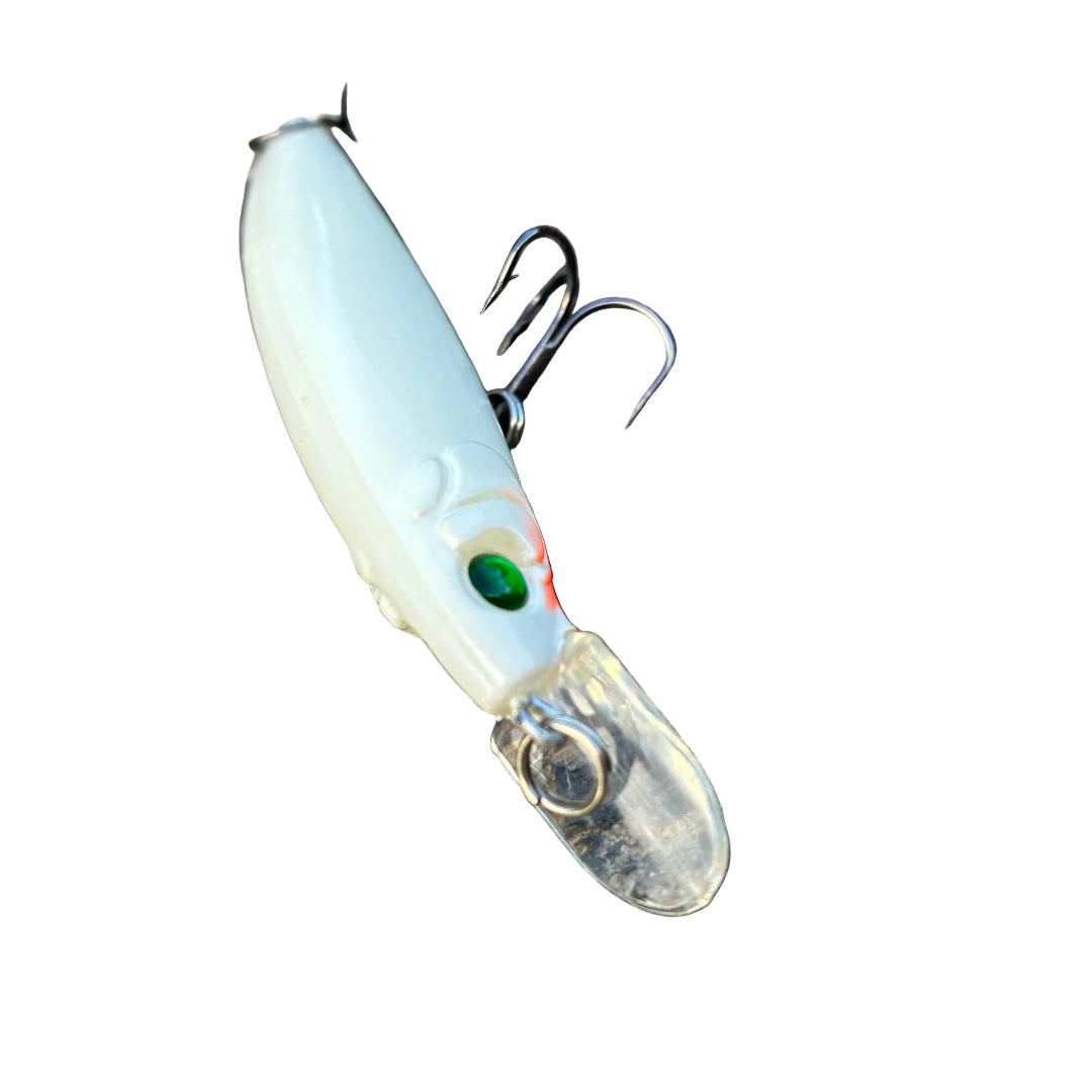 Bibbed Minnow Snapper Tackle Lure - Lumo