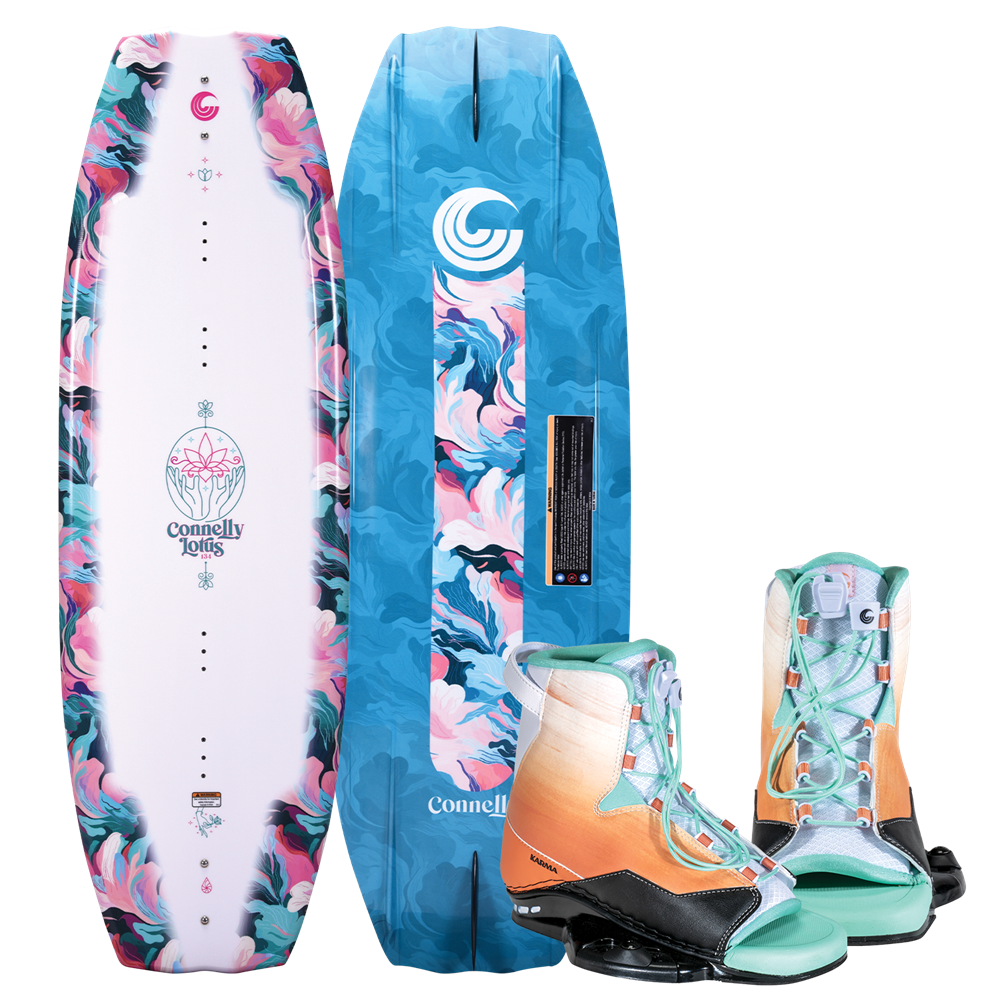 Connelly Lotus Wakeboard W/Karma Bindings - Lure Me - Online Fishing Tackle