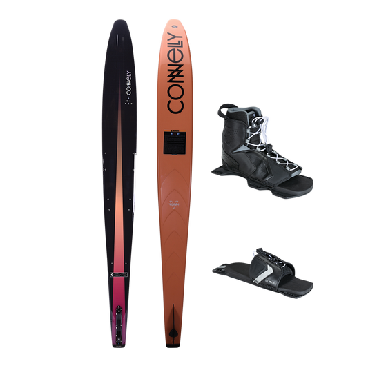 Connelly Rocket Slalom Ski W/Tempest Front Boot & Lace Adjustable RTP