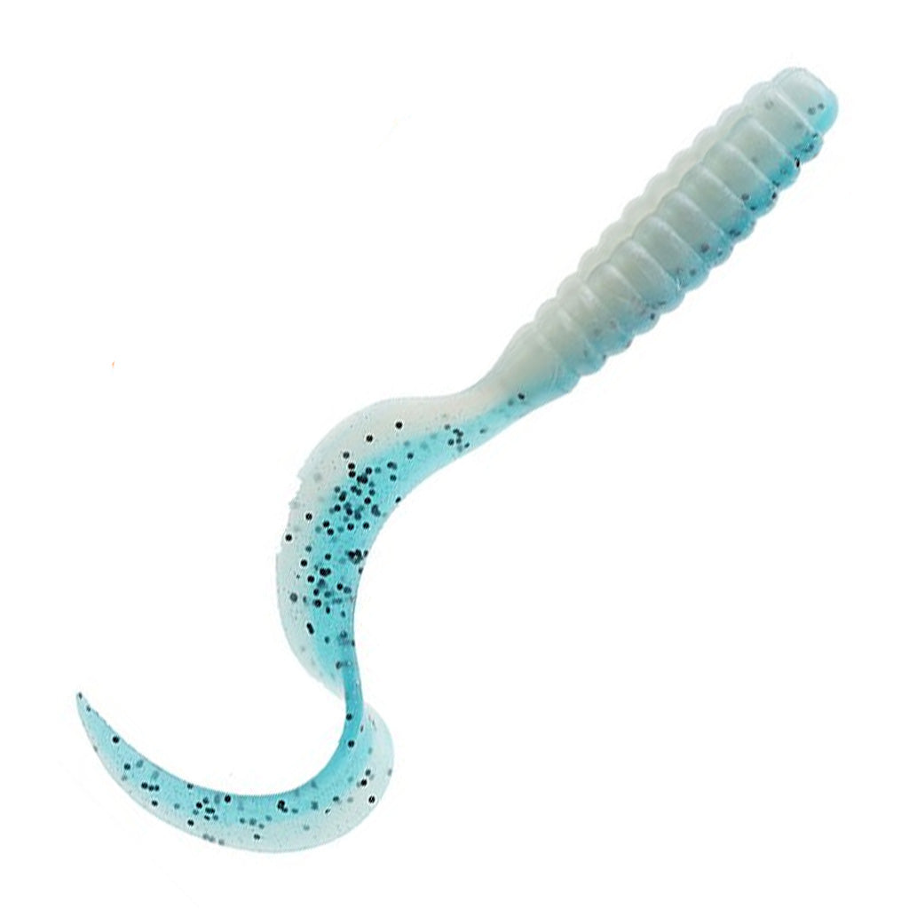 Catch Black Label Livies Blue Curly Tail Power Pilchard Glow 4 x 6 inch Pack