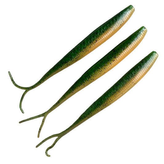 Catch 10" Black Label Livies Softbait Caipirinha UV + Glow 3 Pack