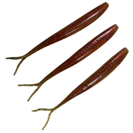 Catch 10" Engine Oil  Soft Baits 3 Pack
