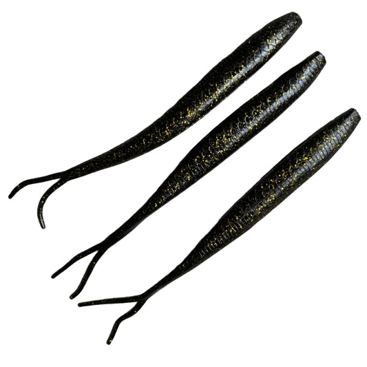 Catch 10 inch Soft Plastic In Black NInja