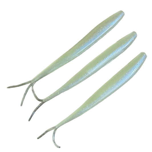 Catch 10 inch White Warrior Soft Baits