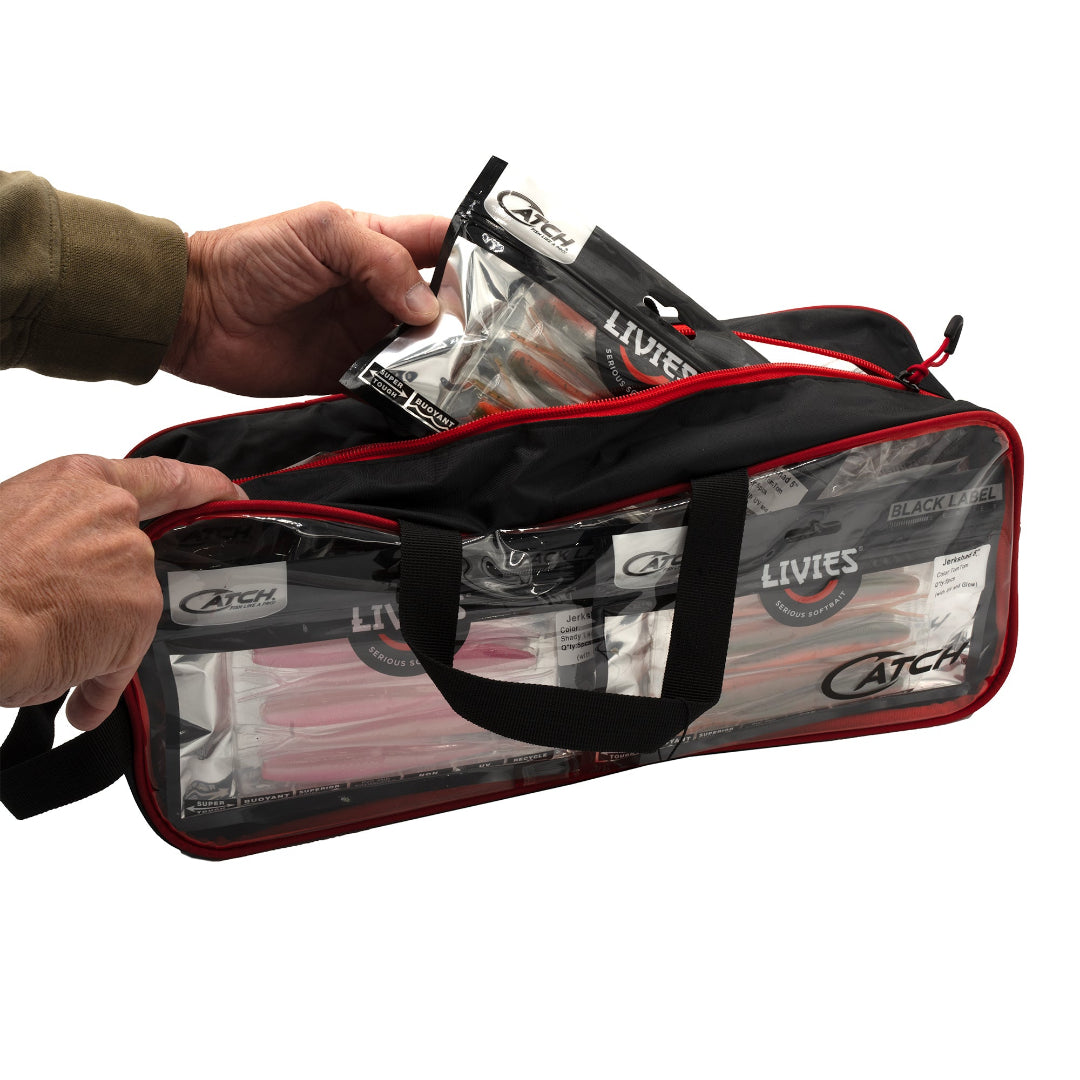 Catch 20 pack softbait and soft bait bundle with Black Label lures