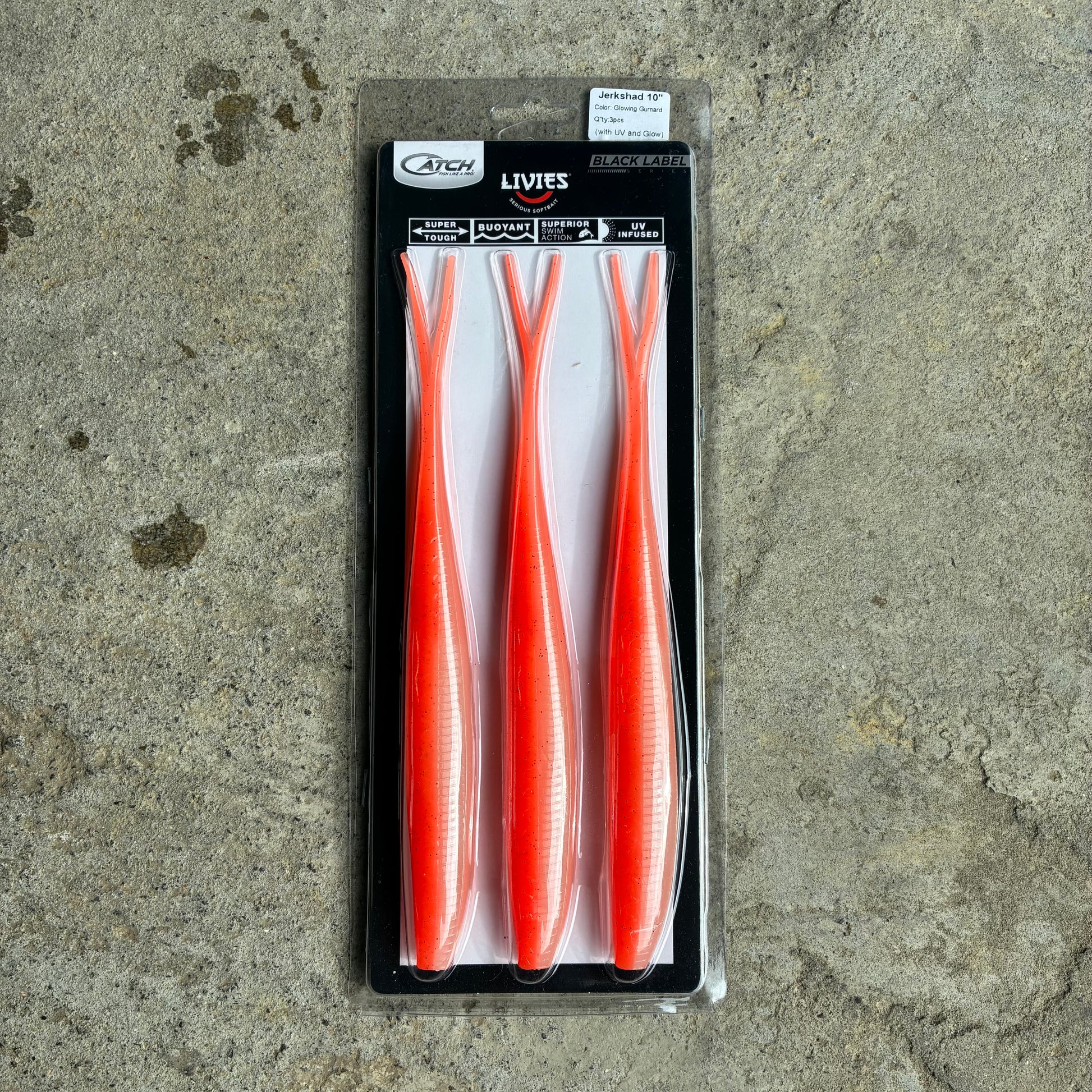 Catch Black Label 10 inch Glowing Gurnard in Packet