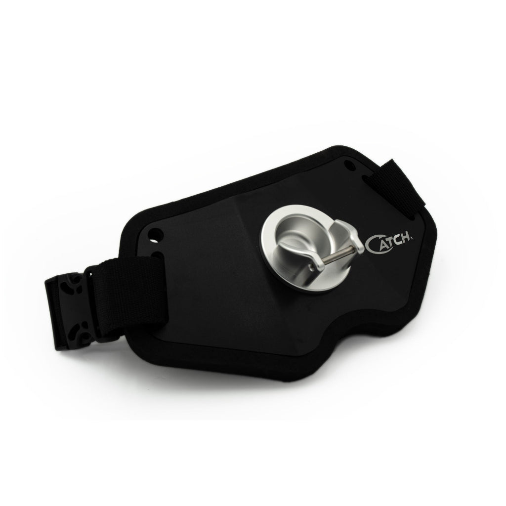 Black fishing gimbal belt