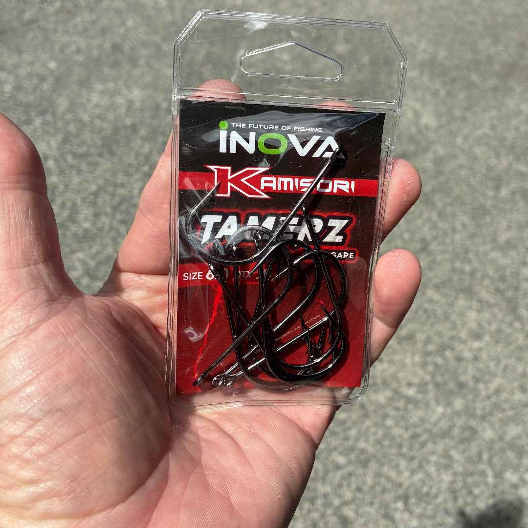 Inova Kamisori Tamerz Wide Gape Fishing Hook – Premium Japanese Steel, Razor Sharp, Extra Strong
