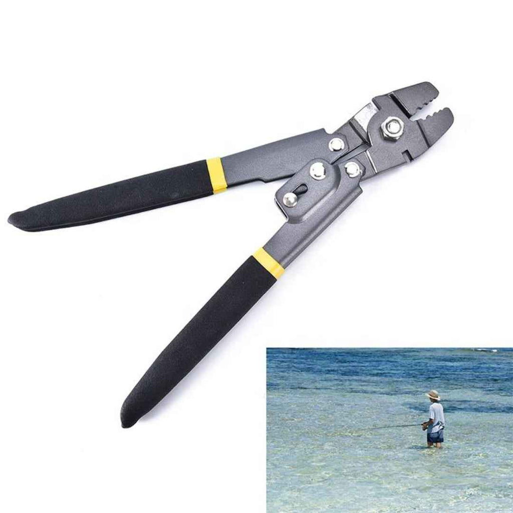 Fishing Crimping Pliers – Multi-Slot Stainless Steel for Custom Rigs