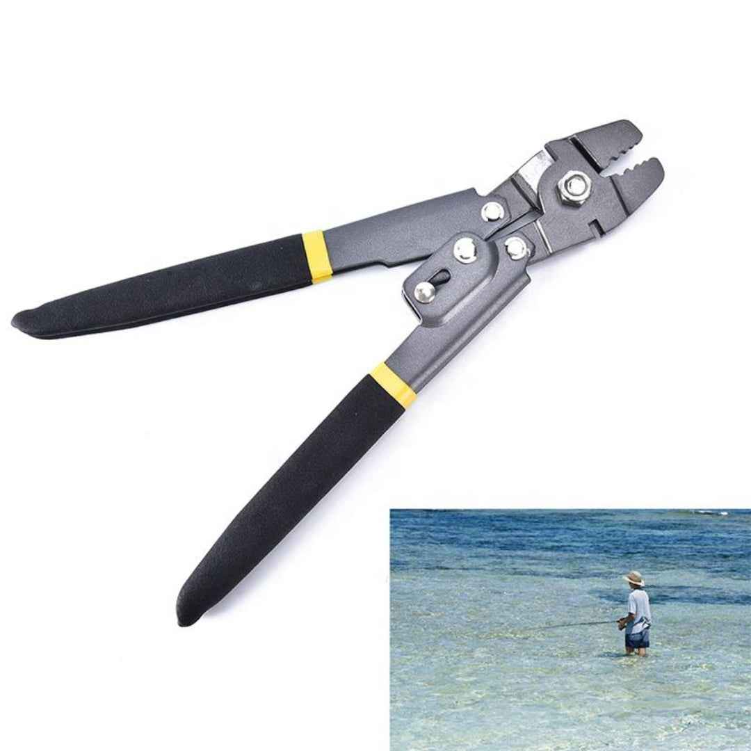Fishing Crimping Pliers – Multi-Slot Stainless Steel for Custom Rigs