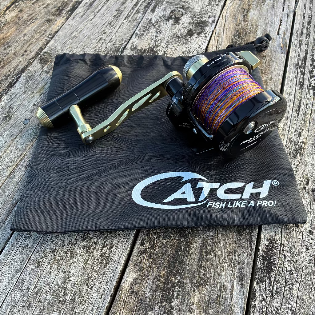 Catch JGX5000 Jigging Reel Spooled with Braid