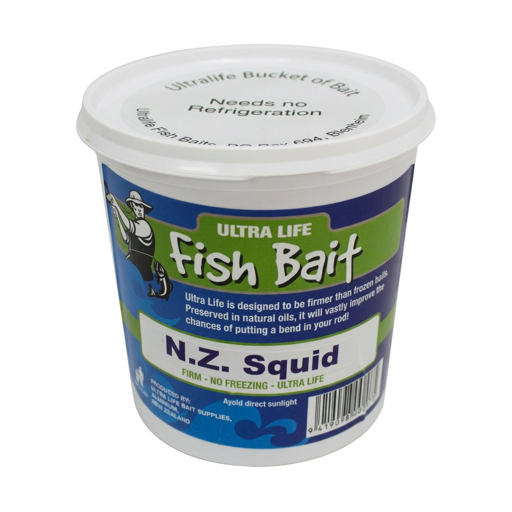 Ultra Life Salted Squid Fishing Bait – 2L Value Pack