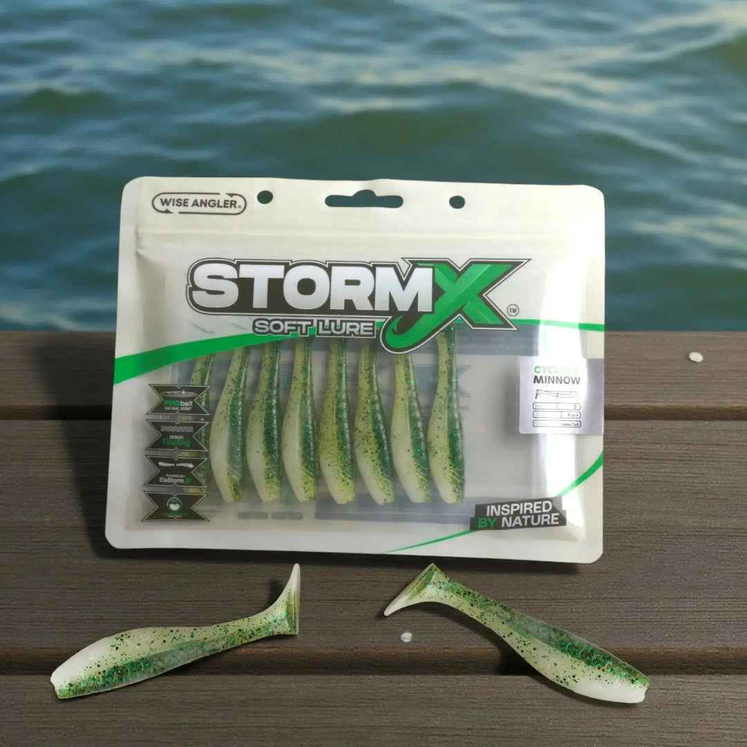 StormX Storm Shad Yellow Tail Soft Lure 3"