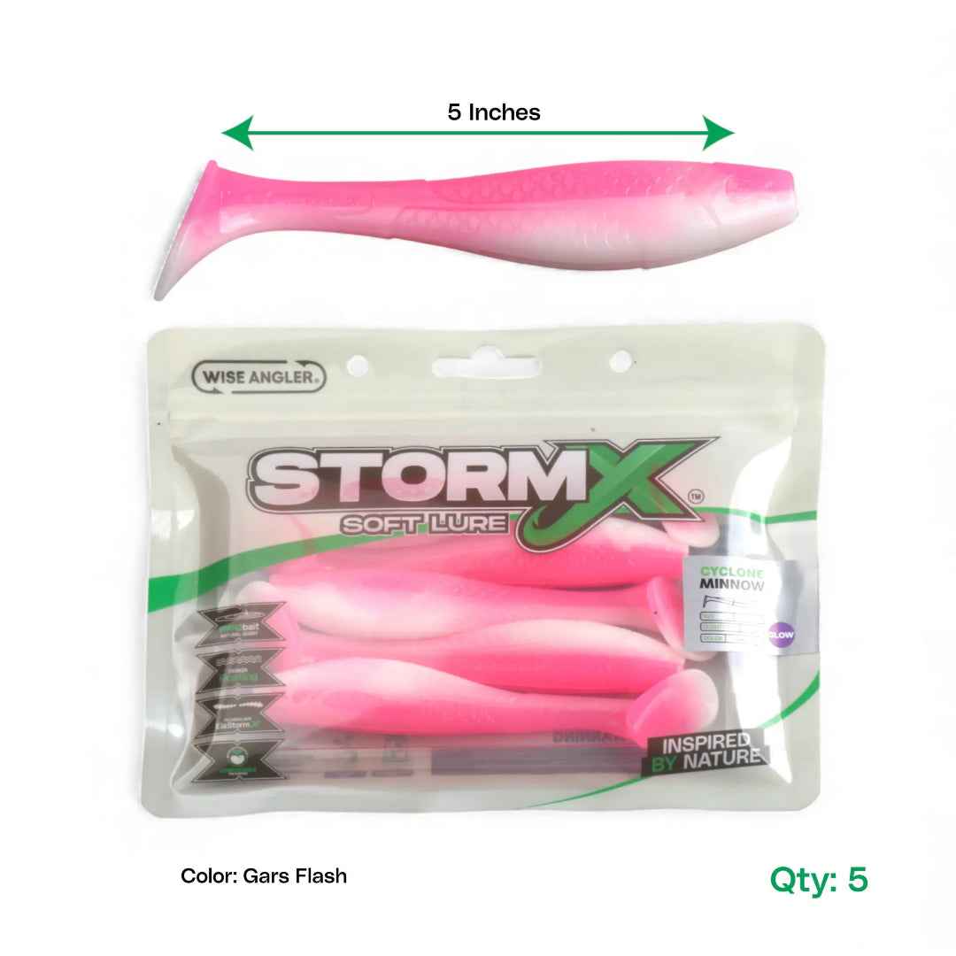 StormX Storm Shad Gars Flash Soft Lure 5"