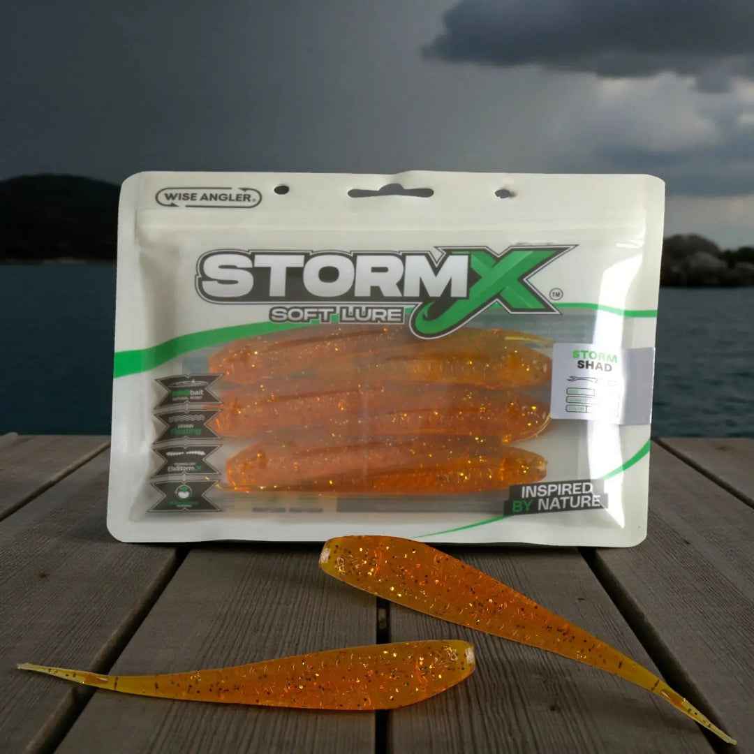 StormX Storm Shad Poddy Gold Soft Lure 5"