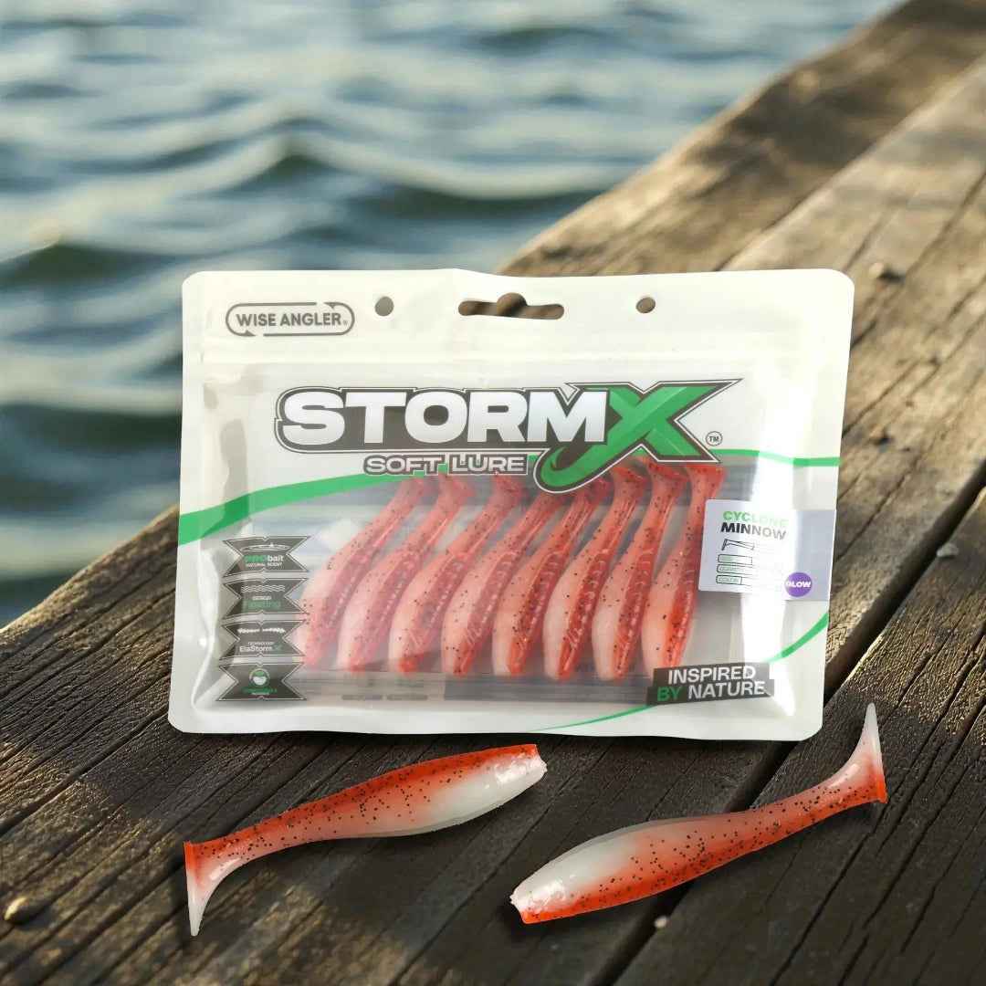 StormX Storm Shad Squid Ink Soft Lure 3"