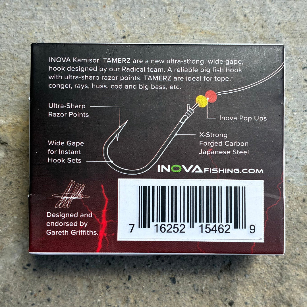 Inova Kamiosori Tamerz ultra strong, fish hooks in bulk with wide gape