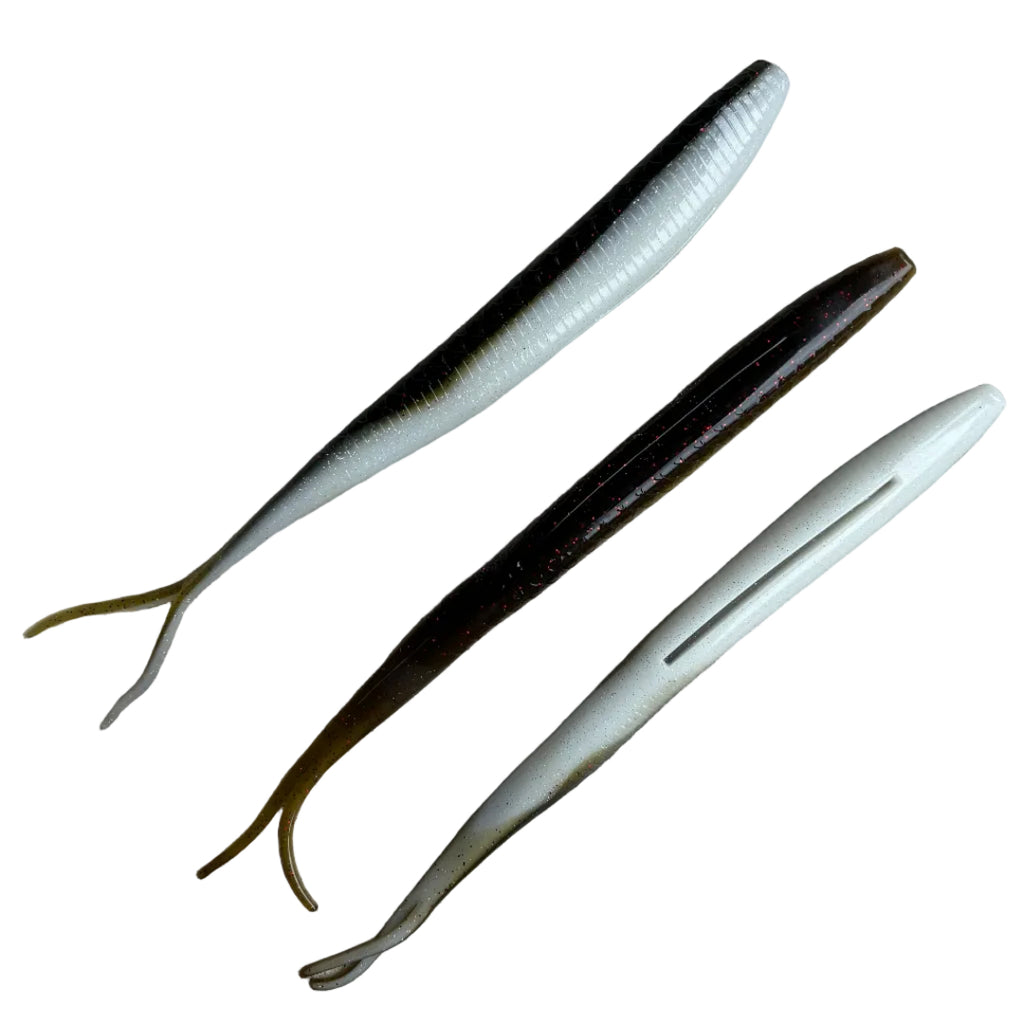 Jack Mack 10" Catch Soft Bait Side Top and Bottom View