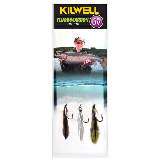 Kilwell Freshwater Jig Rig Mix 8 – Ginger Mick, Grey Ghost Pearl, Green Orbit NZ