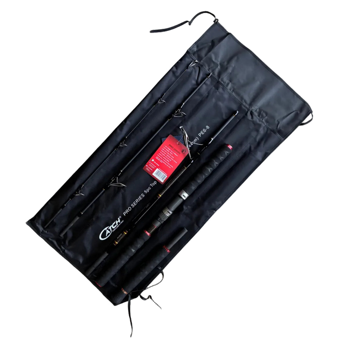 Portable topwater fishing rod ideal for kayak and travel