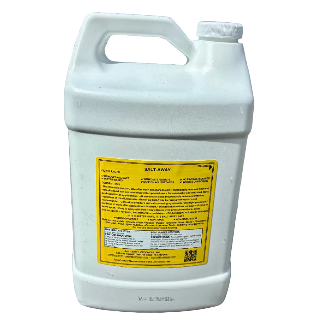 Salt Away 3.79L refill container back view