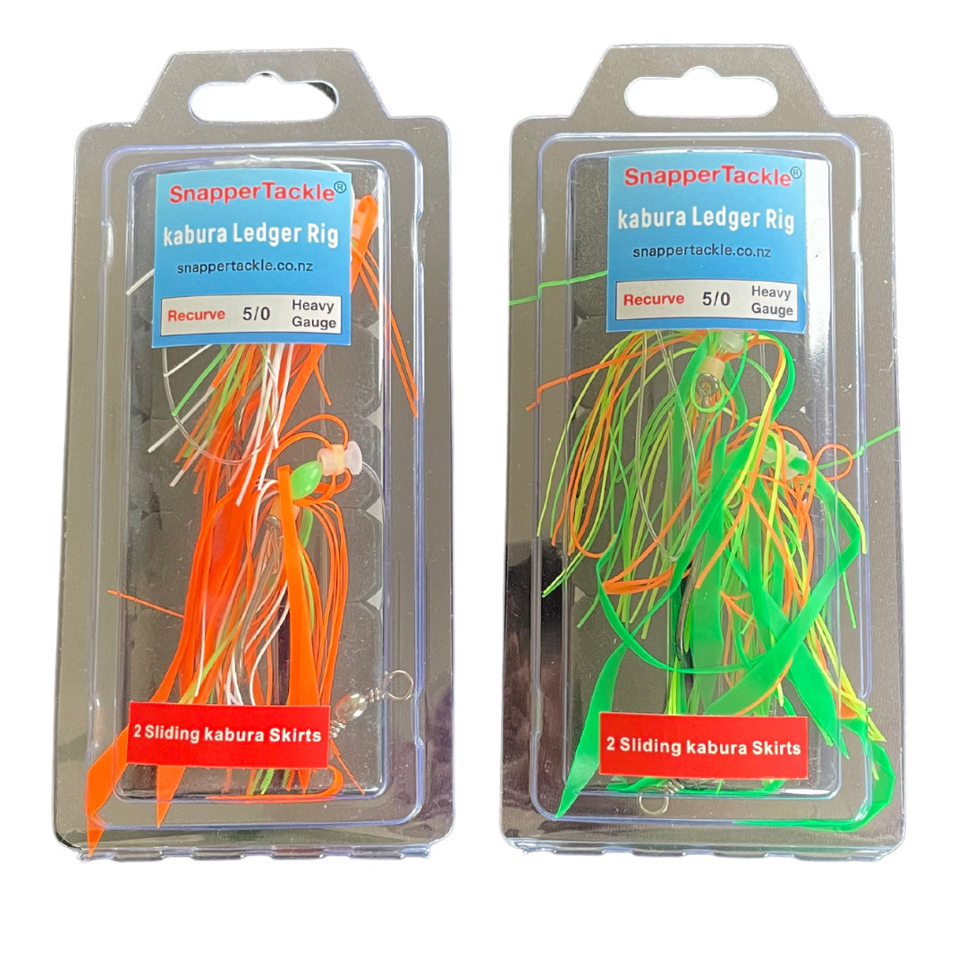 SnapperTackle Kabura Ledger Rig green – hybrid kabura & flasher fishing rig