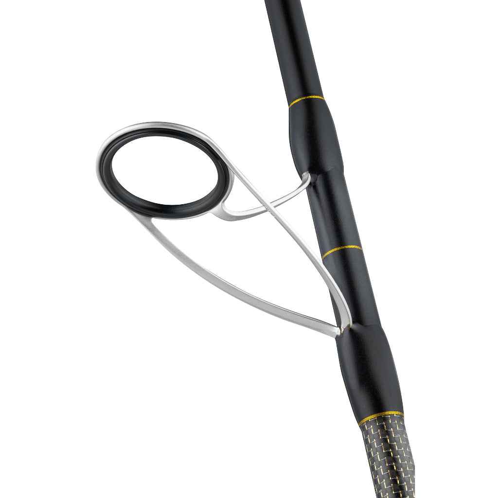 Topwater travel fishing rod guide detail