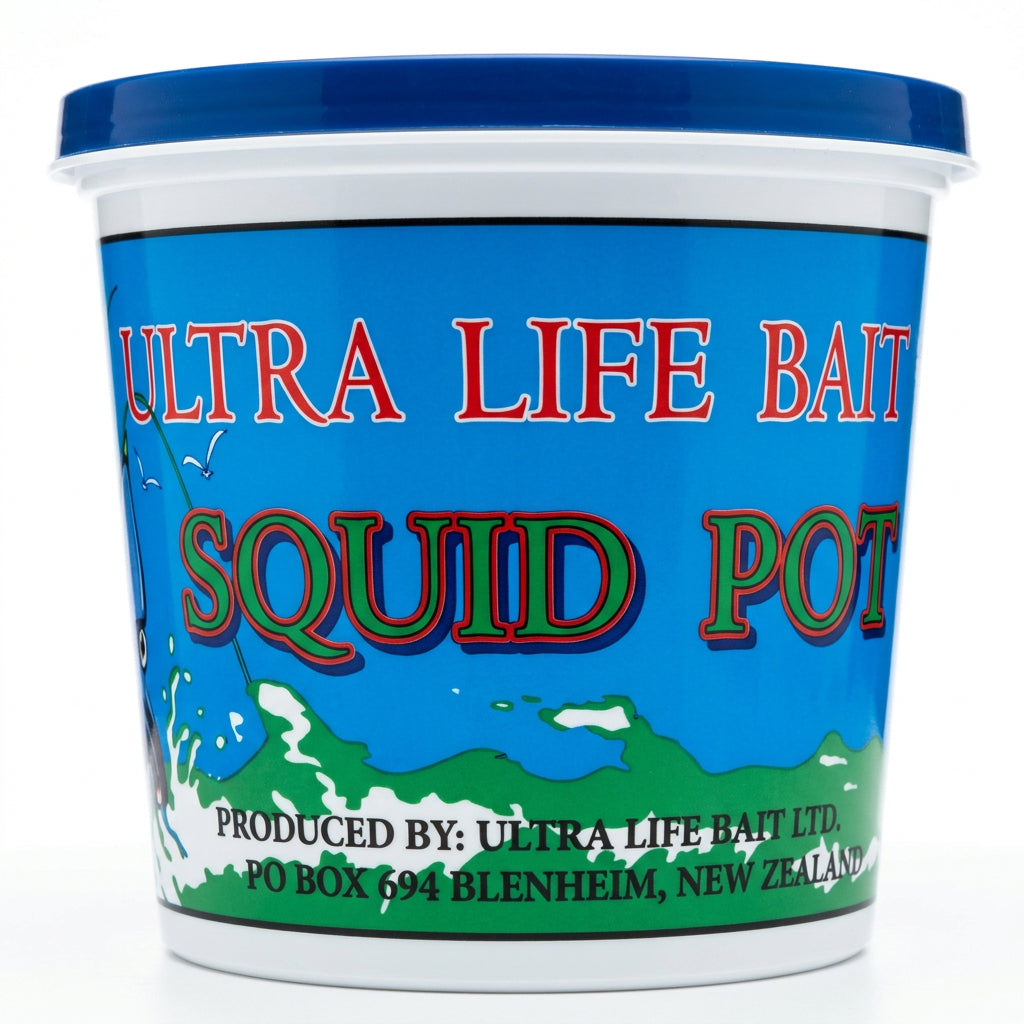 Ultralife Salted Squid Fishing Bait – 380ml Pot