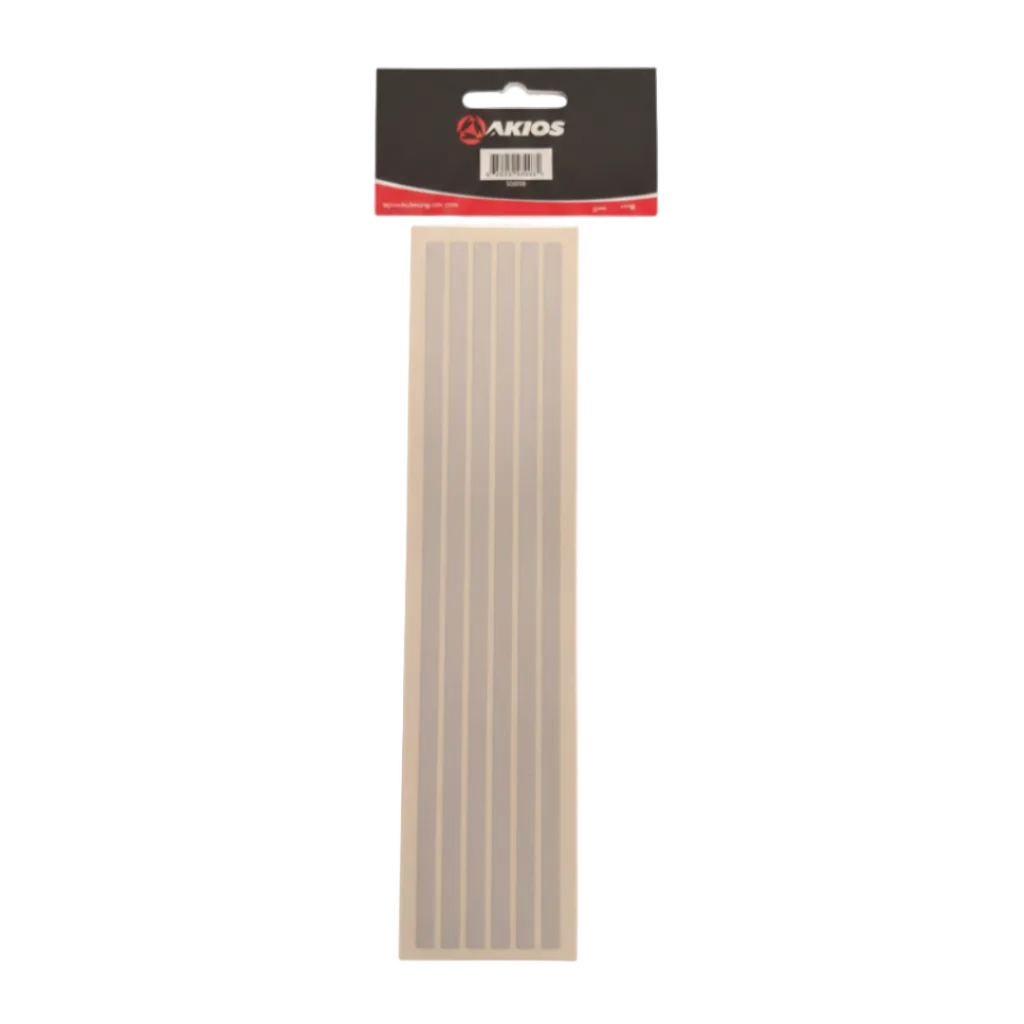 Packaged rod tip tape with Akios branding on a white background