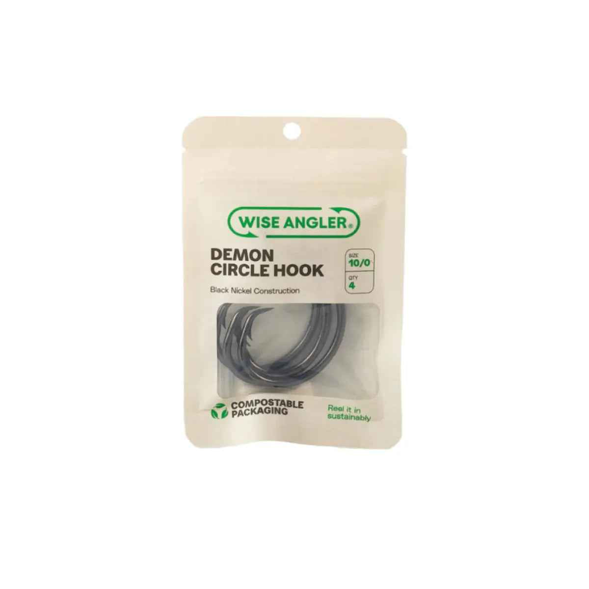Wise Angler Demon Circle Hooks – Heavy Duty Black Nickel Fishing Hooks NZ