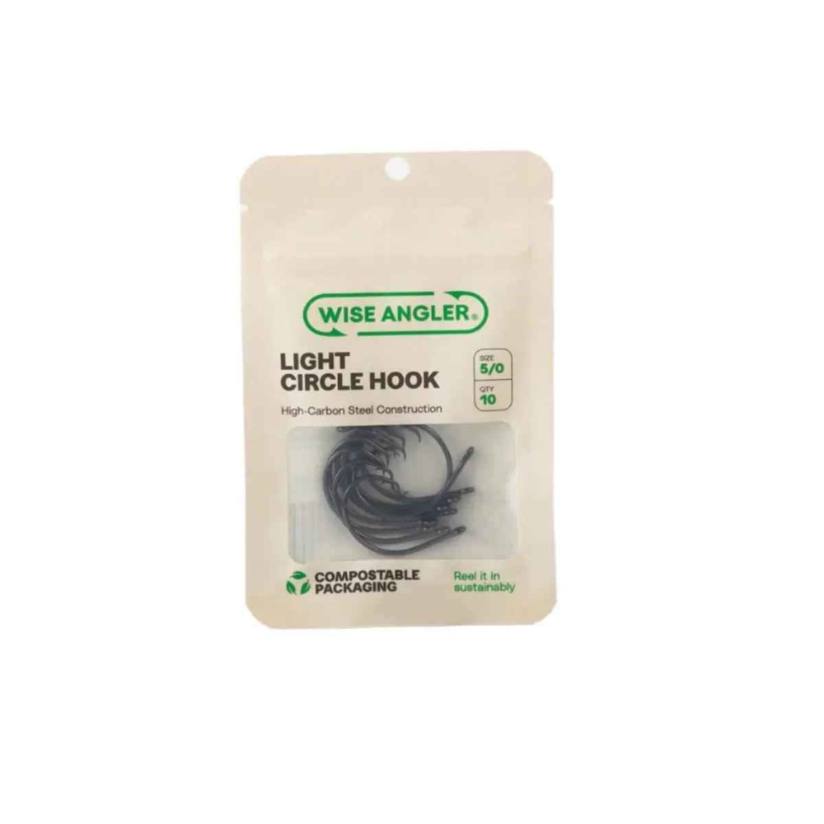 Wise Angler Light Circle Hooks – High Carbon Steel Catch & Release Fishing Hooks NZ
