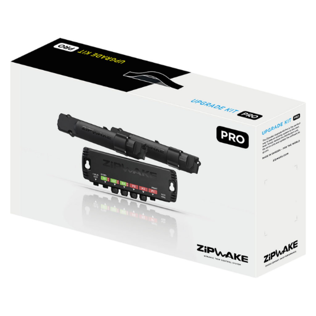 ZIPWAKE PRO upgrade kit packaging with two black devices on a white background