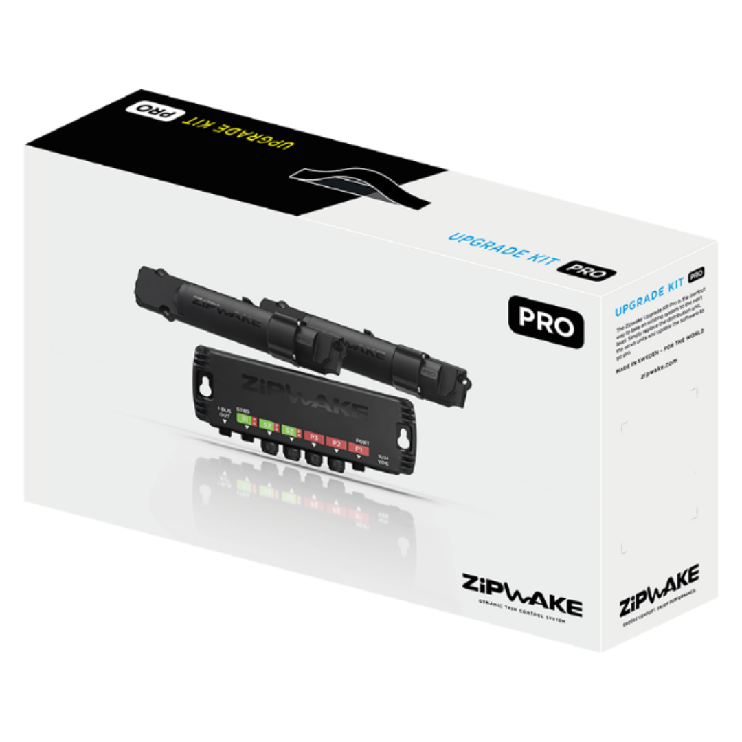 ZIPWAKE PRO upgrade kit packaging with two black devices on a white background