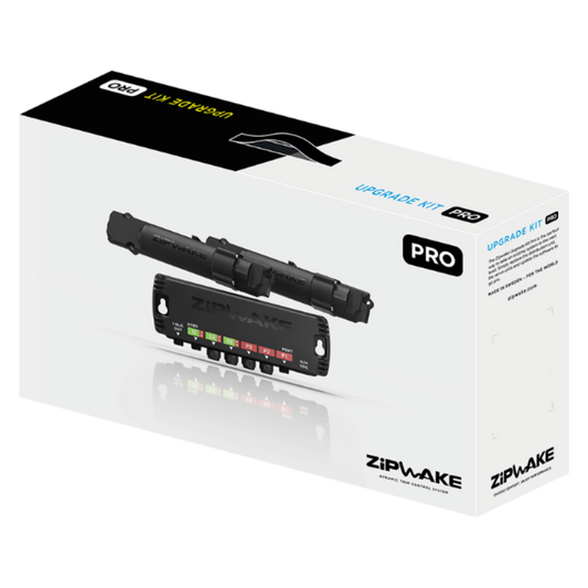 ZIPWAKE PRO upgrade kit packaging with two black devices on a white background