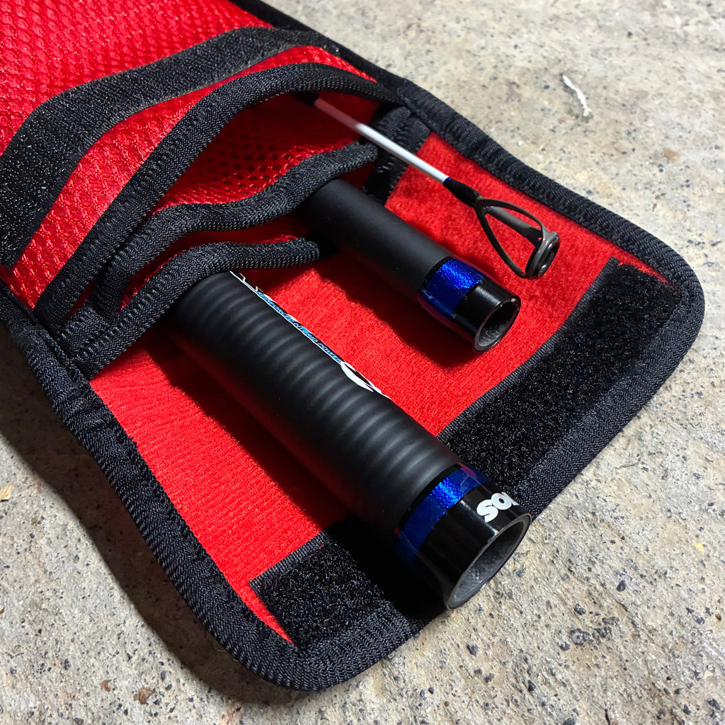 akios airpower 435 rod bag sections close up