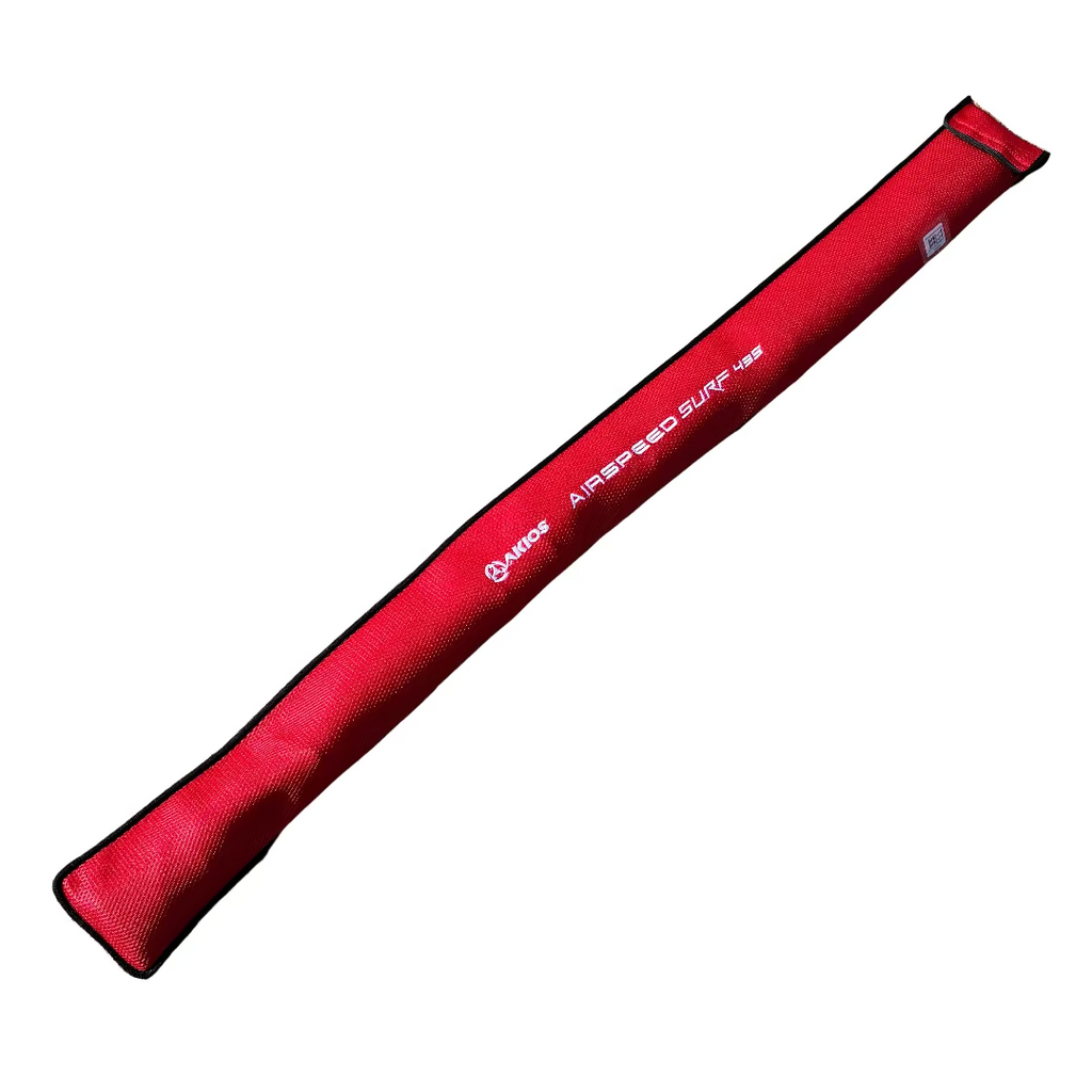 akios airspeed surf 3 piece surf casting rod padded storage bag