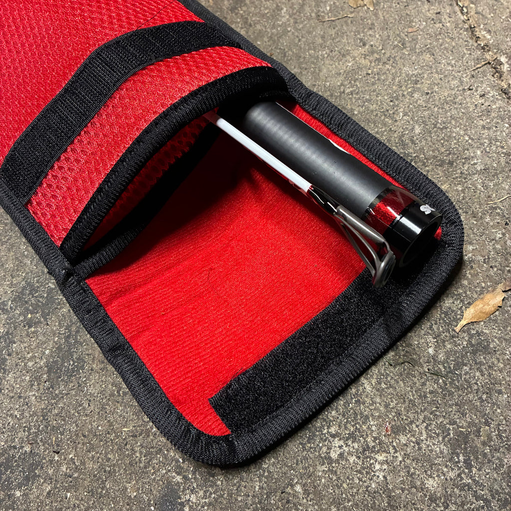 akios airpower gtr surf rod paddes rod bag close up