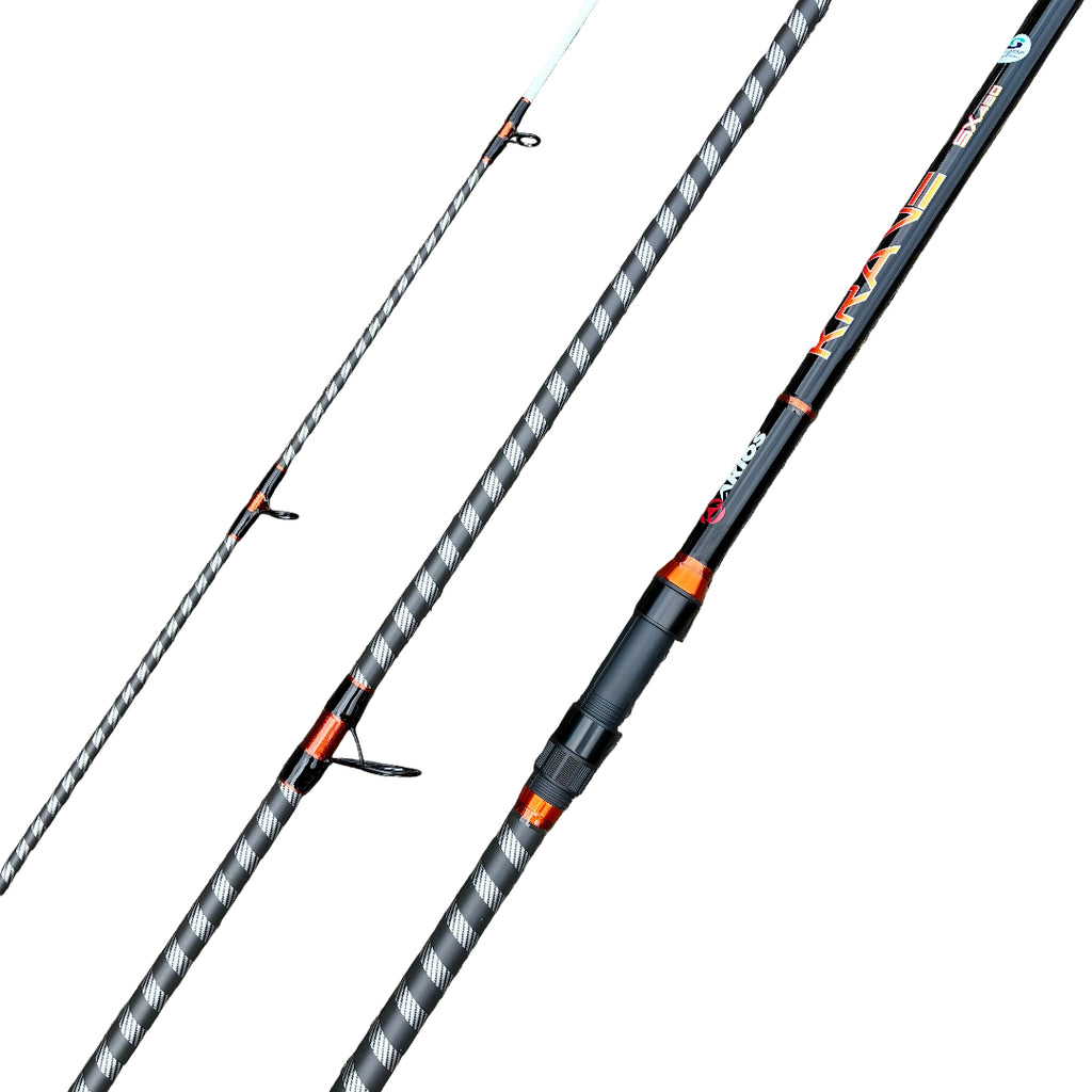 akios krave 3-piece 14ft surf rod mid section
