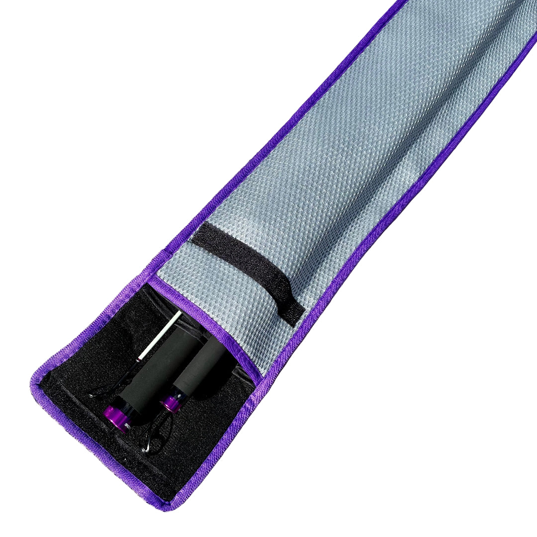 akios kyori st435 srs surfcasting rod padded storage bag close up