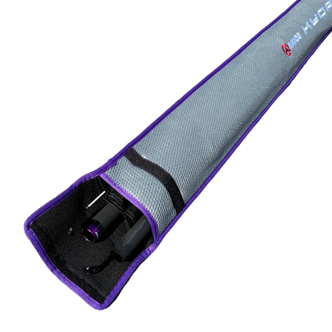 akios kyori st420 tt twin tipped surf rod storage bag close up