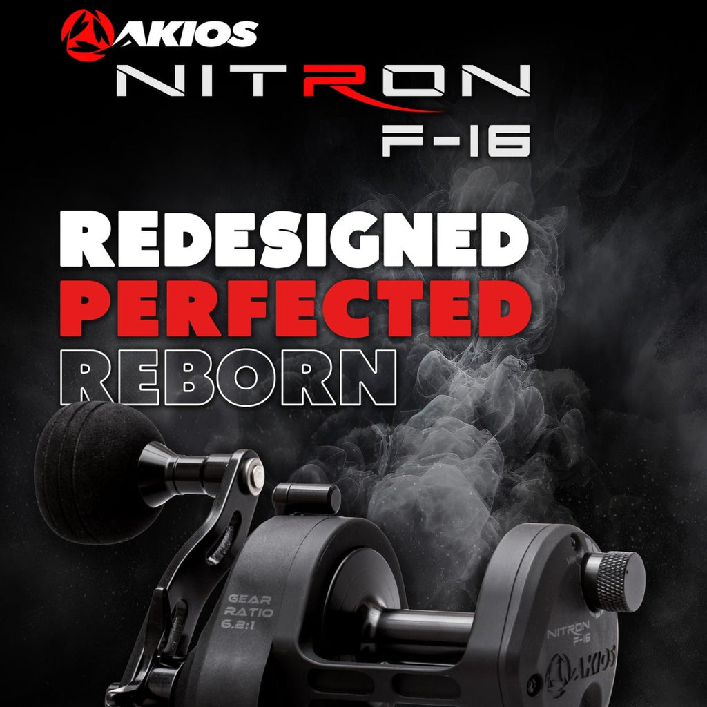 Akios Nitron F-16 Overhead Surf Reel – Long Distance Surfcasting Reel