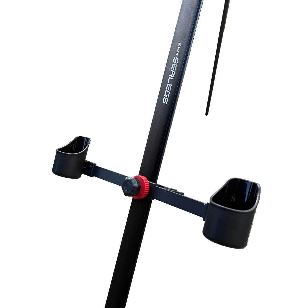 akios tripod bottom rod holder close up