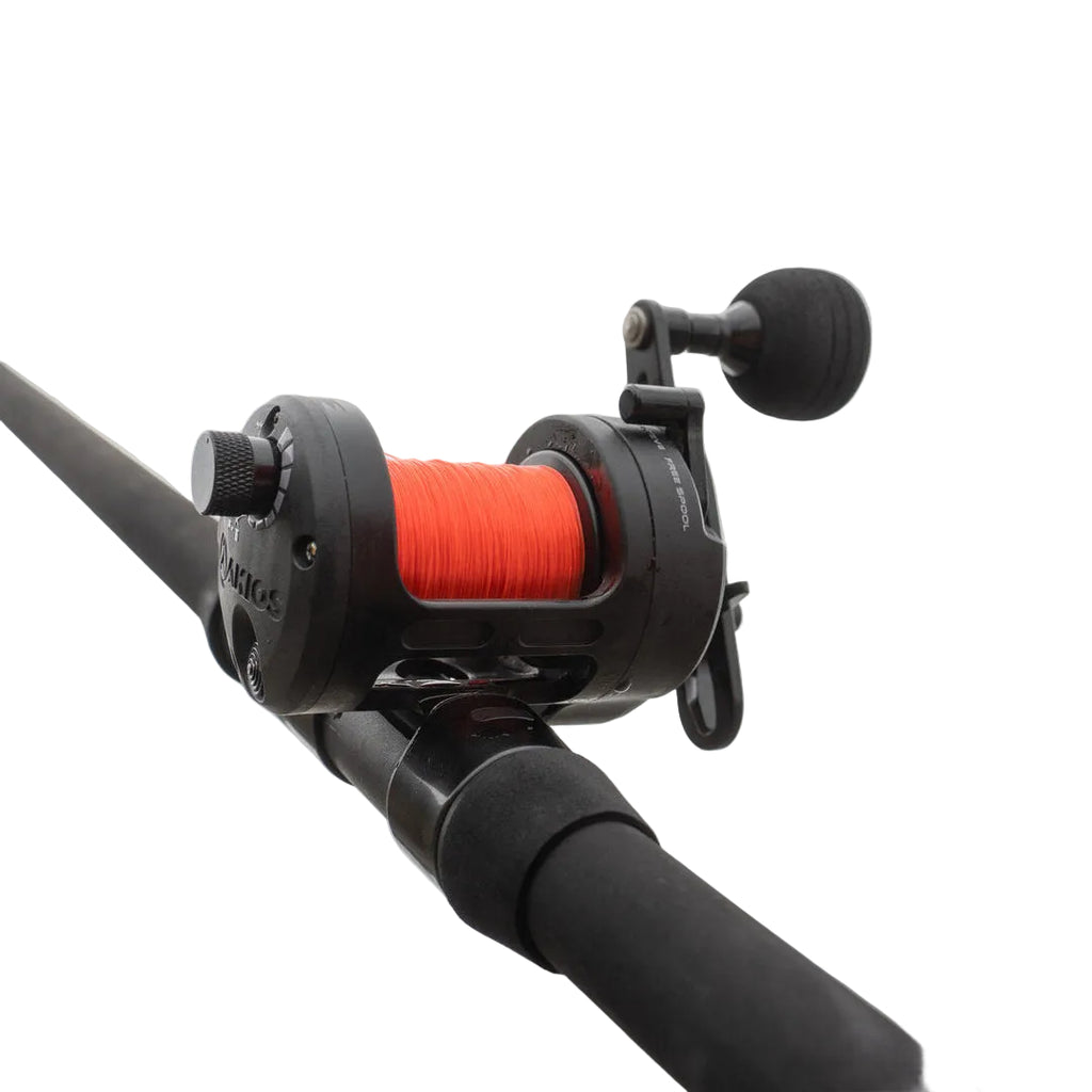akios nitron f-16 surf reel for serious distance casting